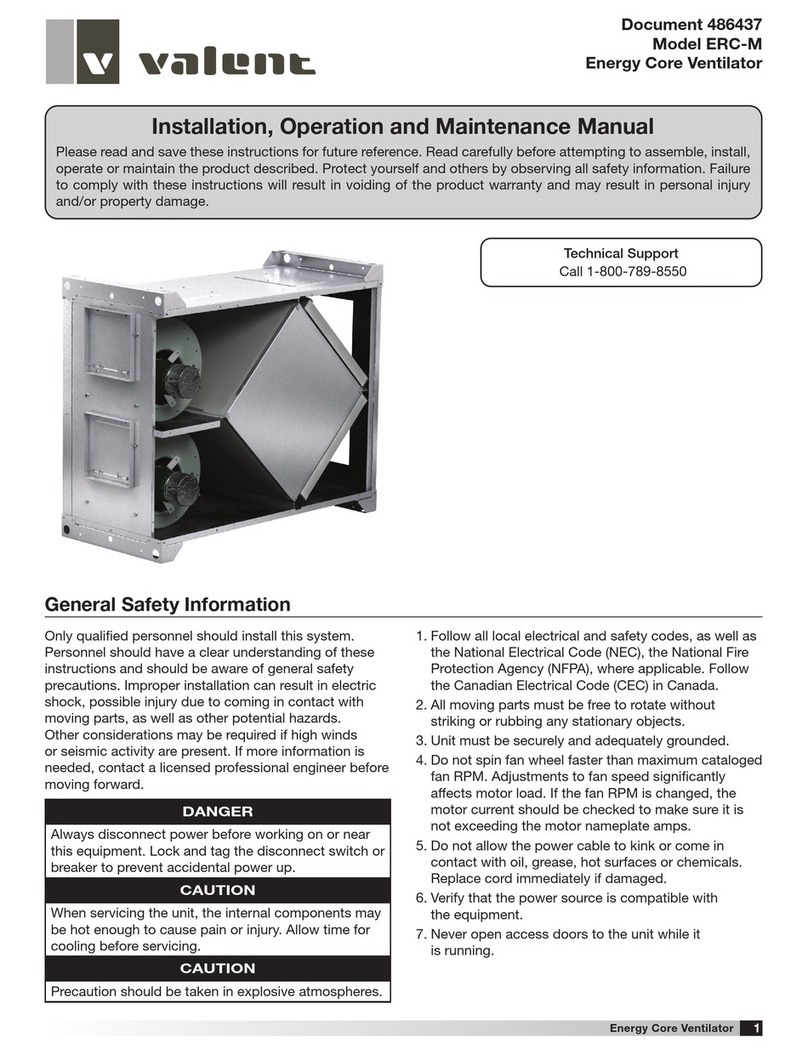 valent ERC-M Installation, operation and maintenance manual valent ERC-M Installation, operation and maintenance manual