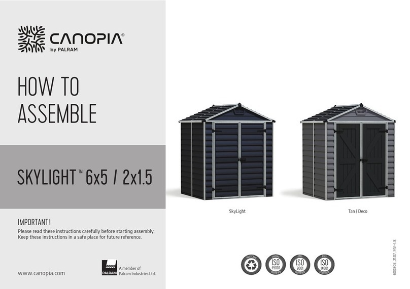 Palram Canopia SKYLIGHT 6x5 Administrator Guide