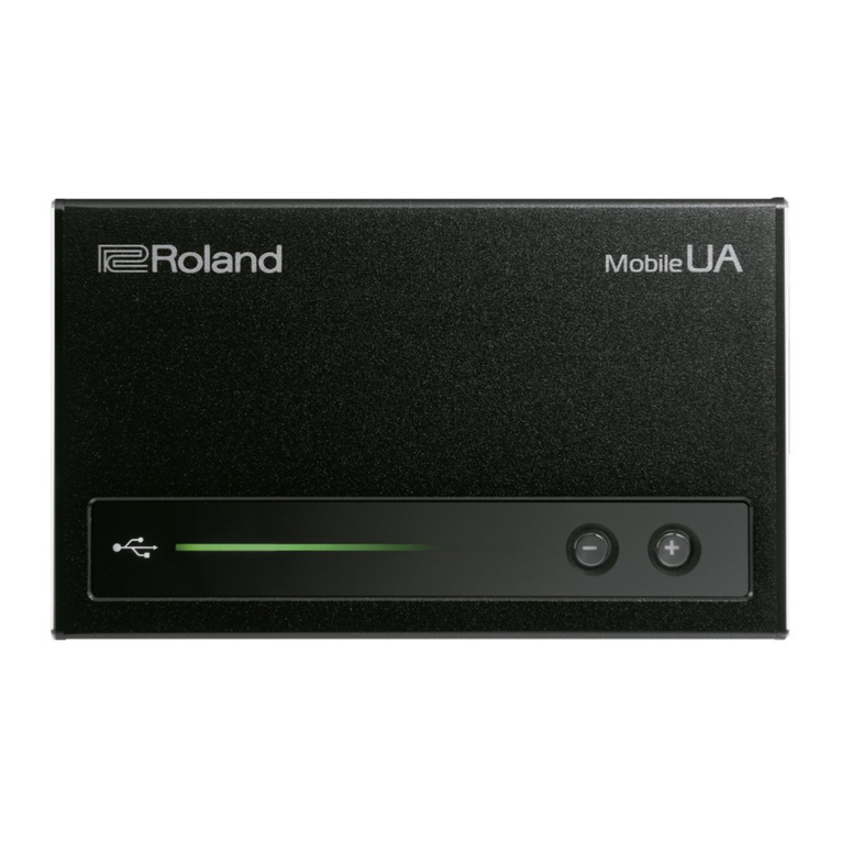 Roland Mobile UA User manual