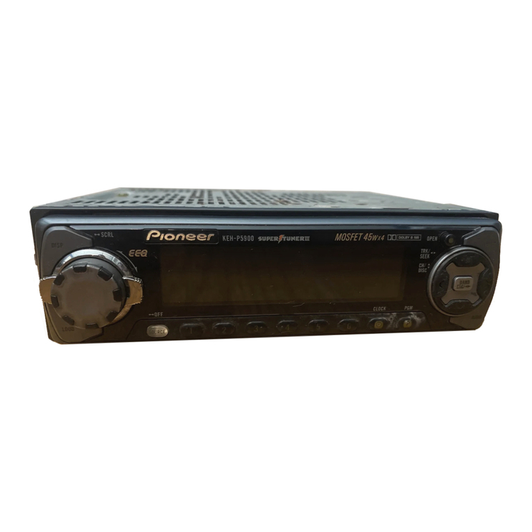 Pioneer KEH-P5900 installation guide