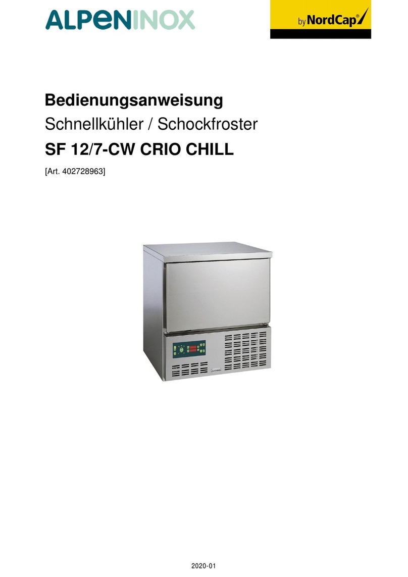 Nordcap SF 12/7-CW CRIO CHILL User manual