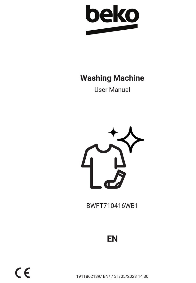 Beko BWFT710416WB1 user manual Beko BWFT710416WB1 user manual