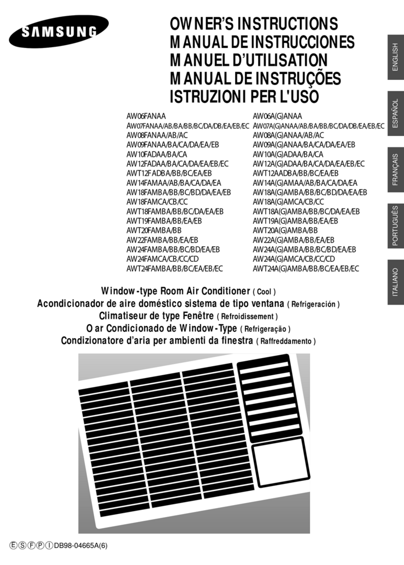 Samsung AW08FANAA User manual