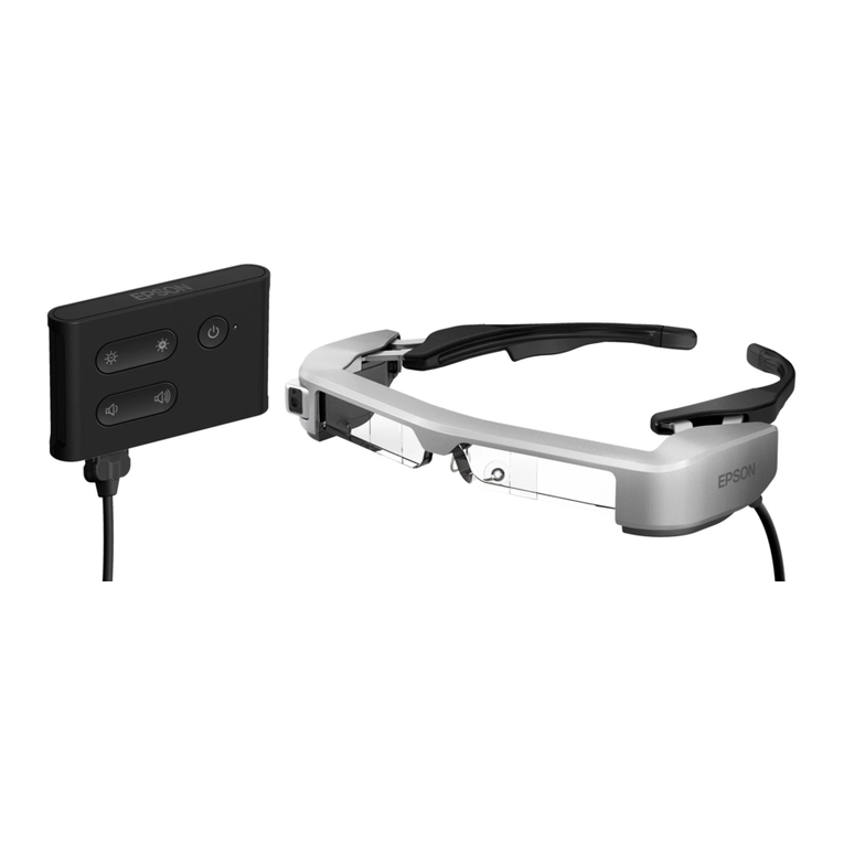 Epson Moverio BT-35E User manual Epson Moverio BT-35E User manual