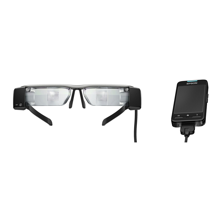Epson MOVERIO BT-200 User manual Epson MOVERIO BT-200 User manual