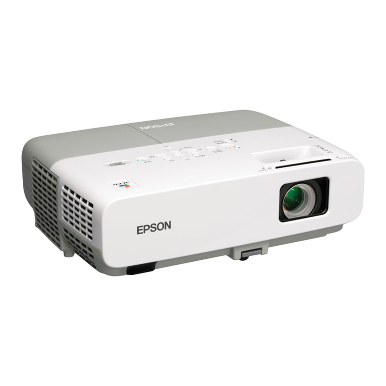 Epson PowerLite 85 User manual
