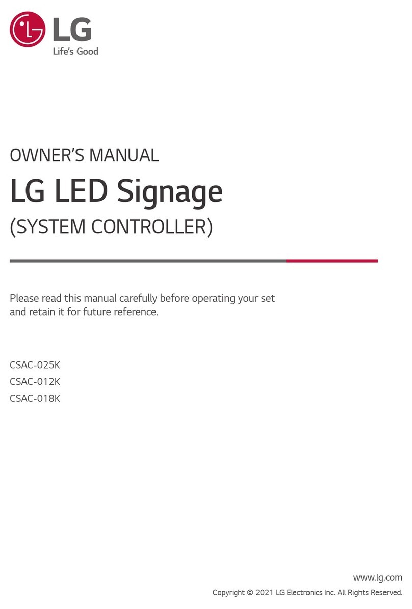LG CSAC-025K User manual