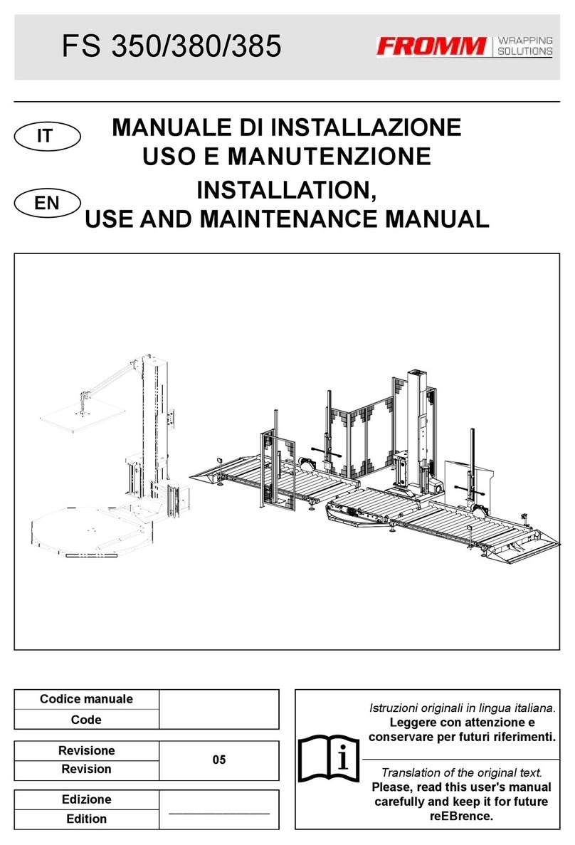 Fromm FS350 Service manual
