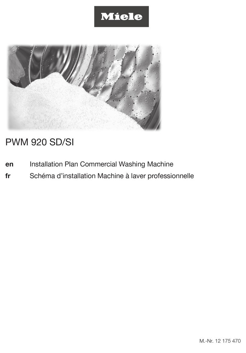 Miele PWM 920 SI Installations plan