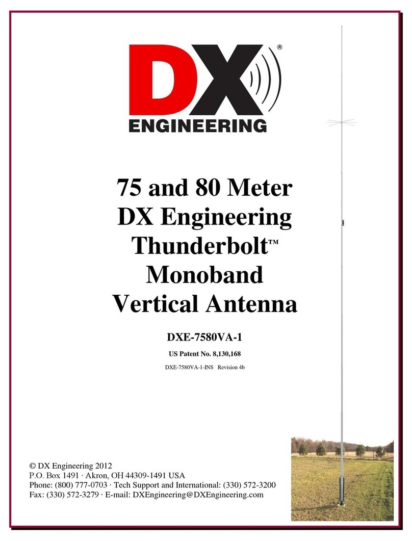 DX Engineering Thunderbolt DXE-7580VA-1 User manual DX Engineering Thunderbolt DXE-7580VA-1 User manual