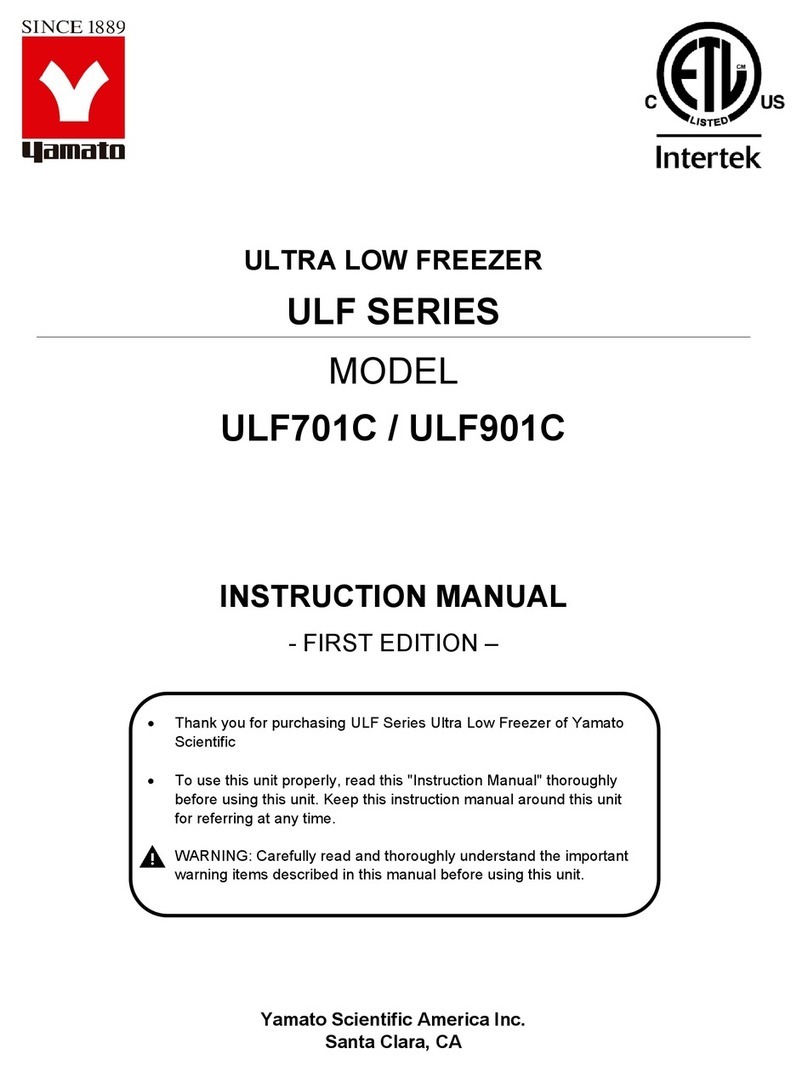 Yamato ULF701C instruction manual