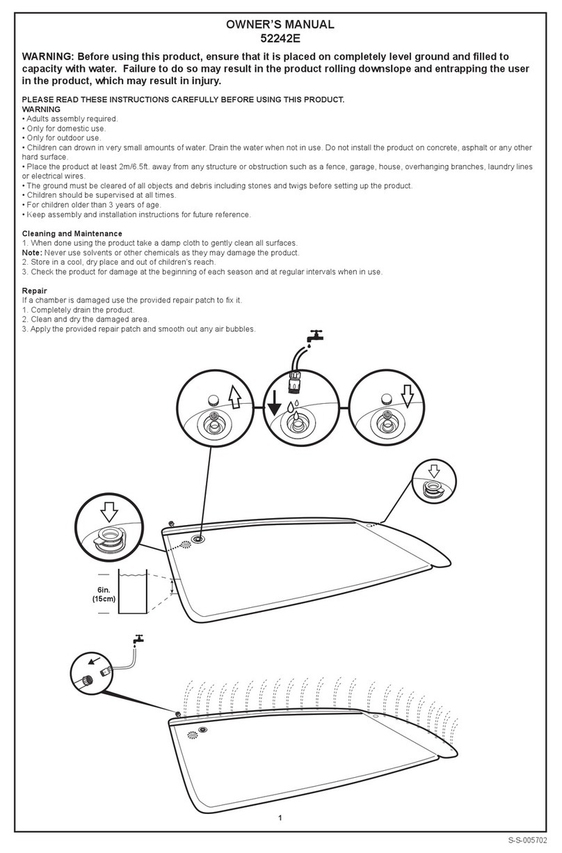 Bestway 52242E User manual