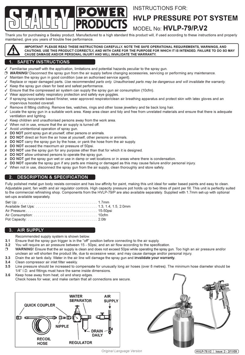 Sealey HVLP-79/P.V2 instructions