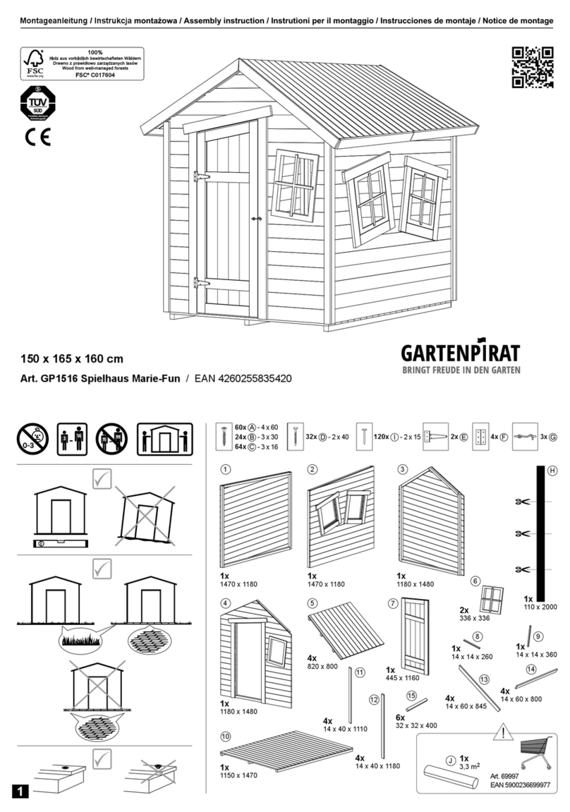 gartenpirat GP1516 Assembly instruction gartenpirat GP1516 Assembly instruction