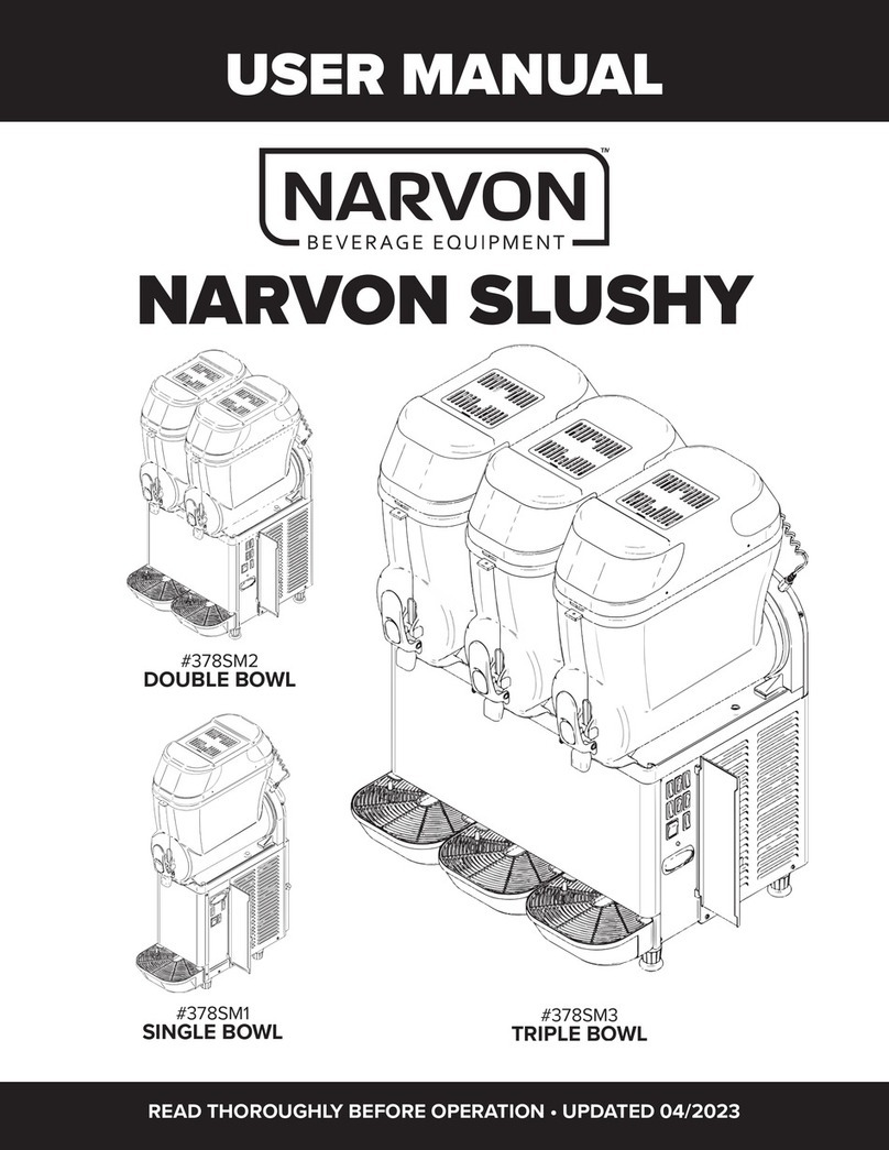 Narvon SLUSHY 378SM2 user manual