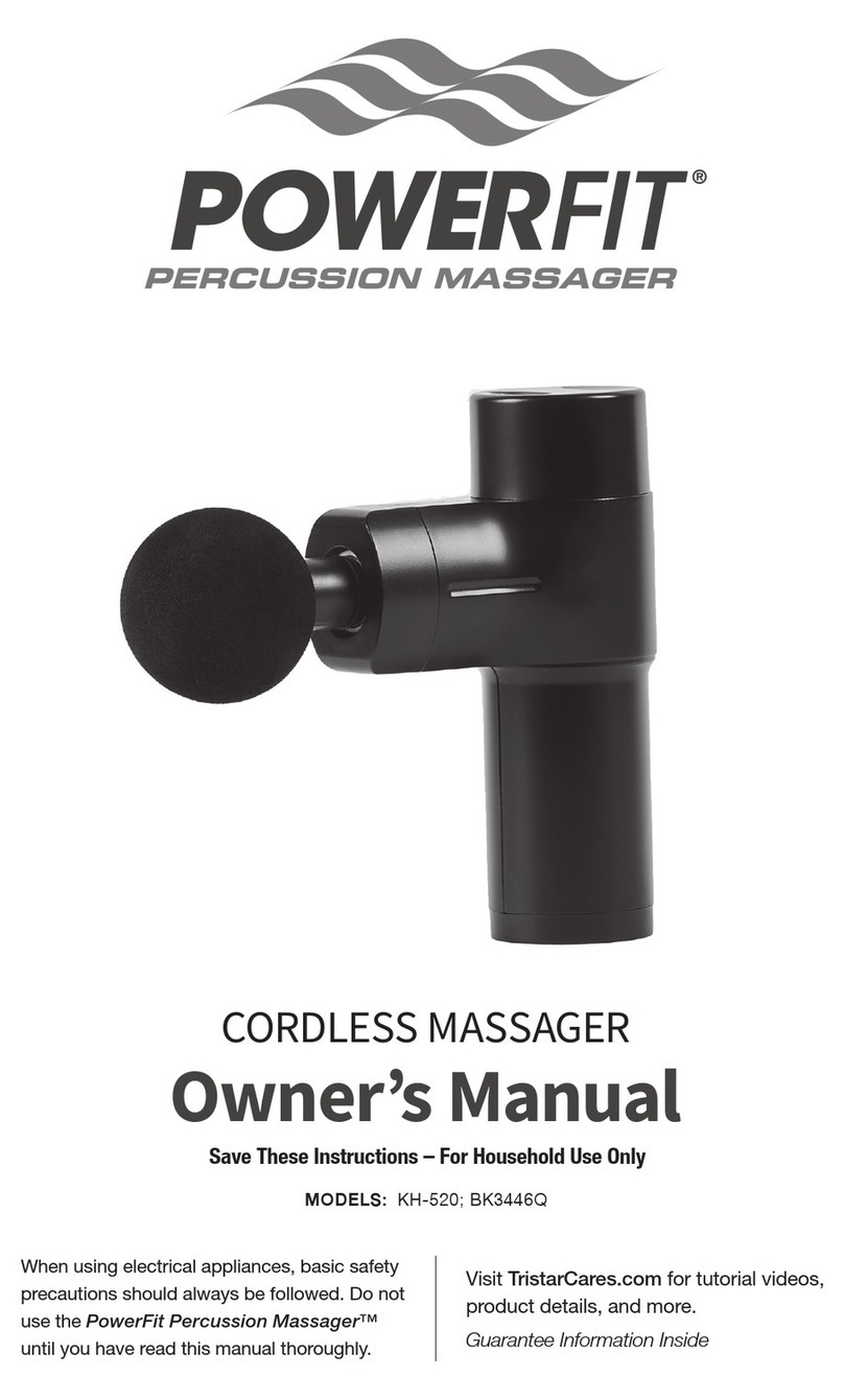 POWEFIT KH-520 owner's manual