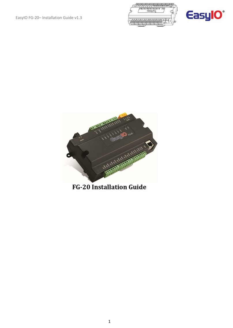 EasyIO FG-20 installation guide