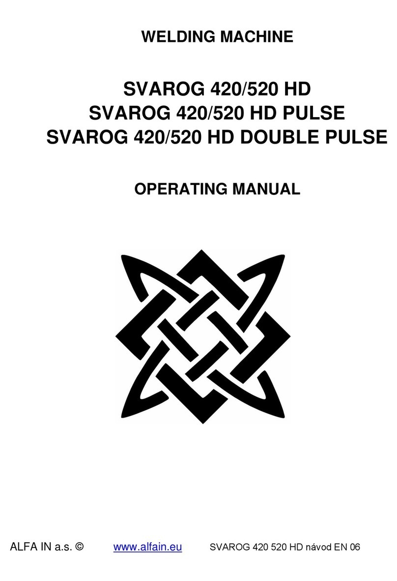 Alfain SVAROG 420 HD User manual Alfain SVAROG 420 HD User manual
