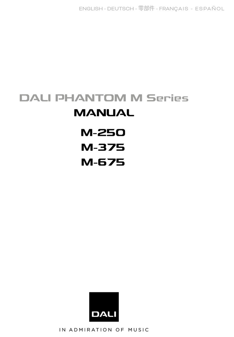 Dali PHANTOM M-675 manual