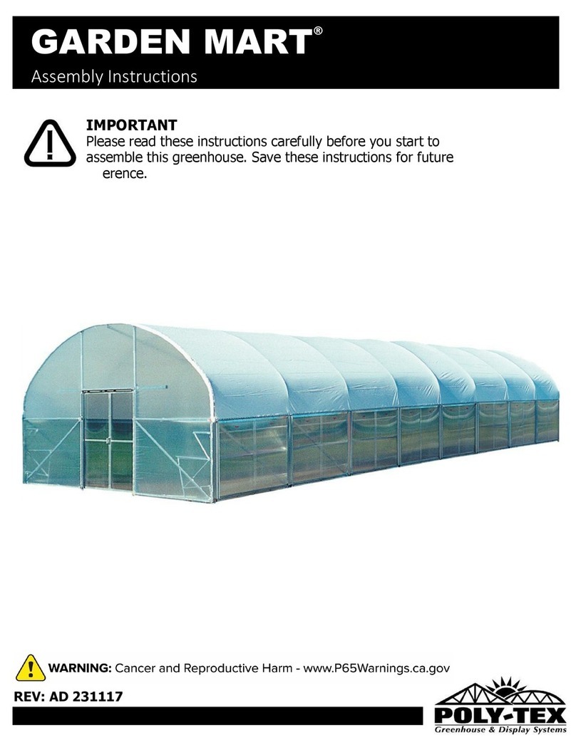 Poly-Tex GARDEN MART AD 231117 Assembly instructions