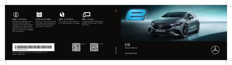 Mercedes-Benz EQE 2022 owner's manual