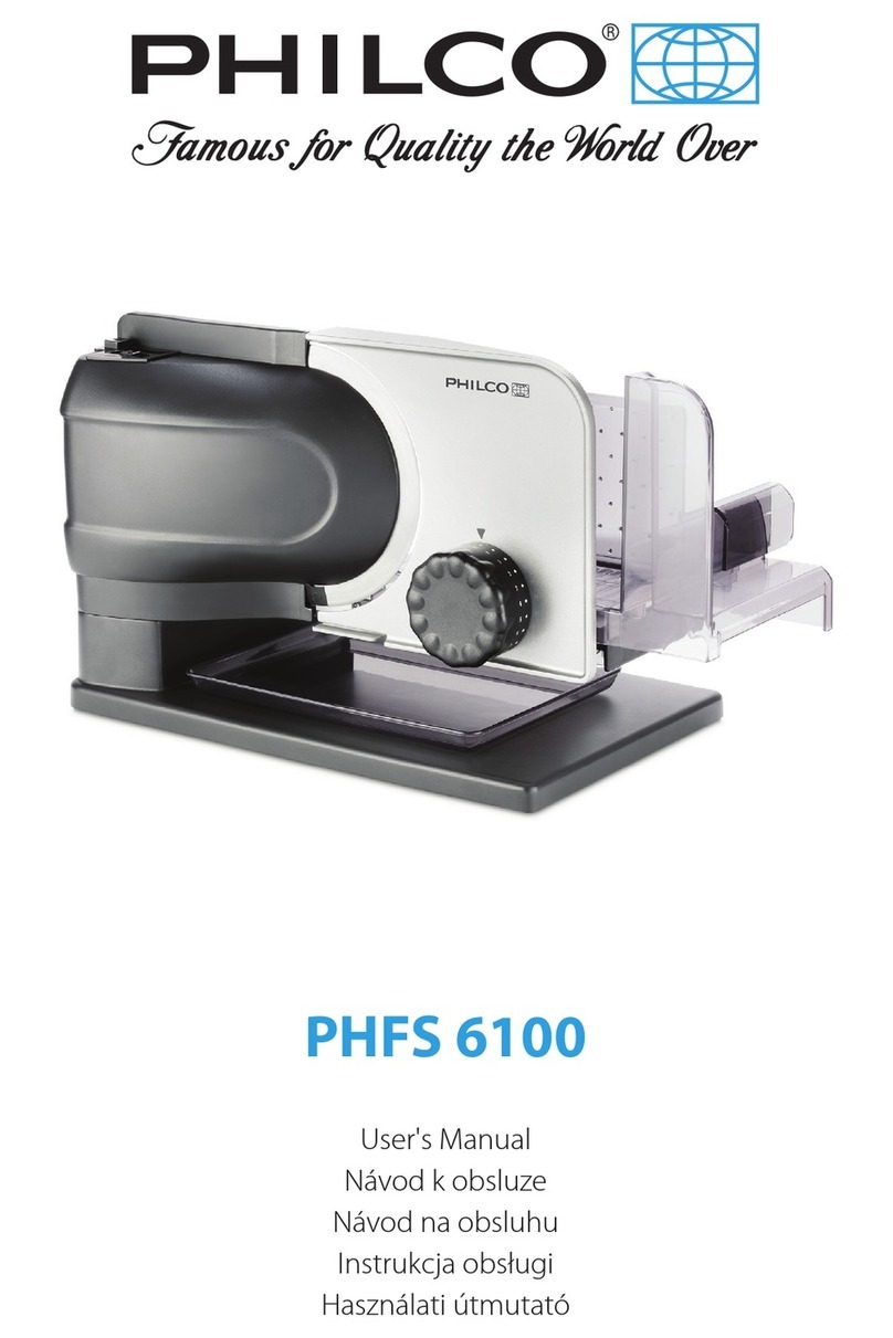 Philco PHFS 6100 User manual