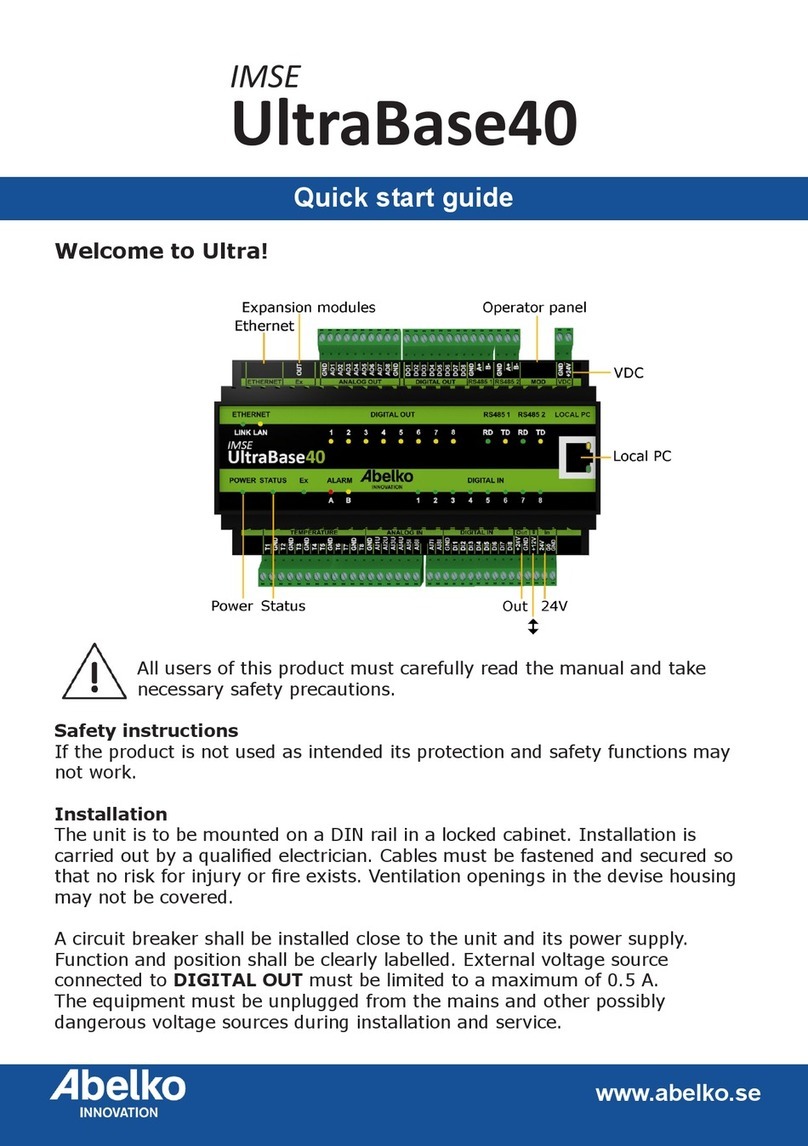 Abelko IMSE UltraBase40 User manual