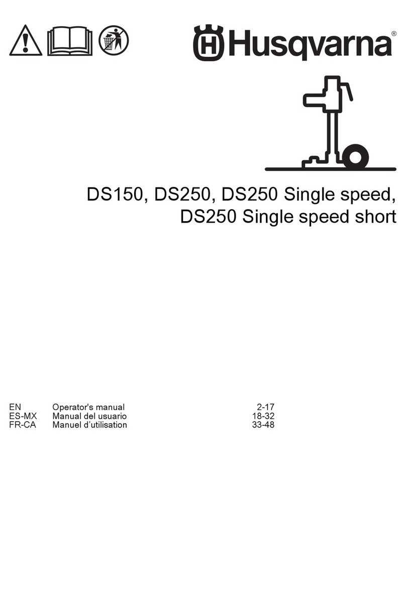 Husqvarna DS 150 Operator's manual
