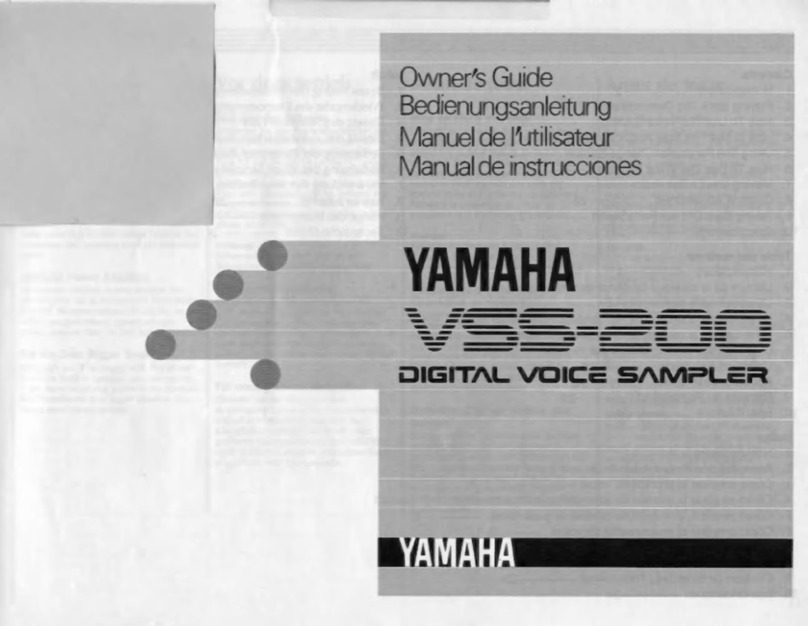 Yamaha VSS-200 owner's guide