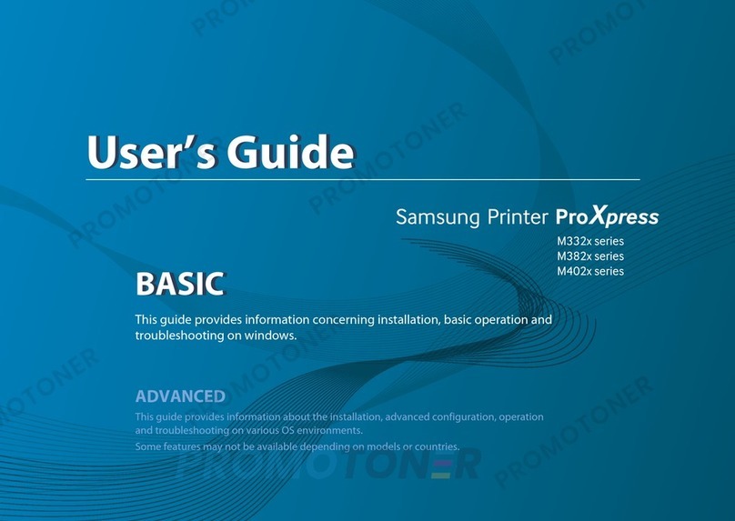 Samsung ProXpress SL-M3320ND/XAA User manual Samsung ProXpress SL-M3320ND/XAA User manual