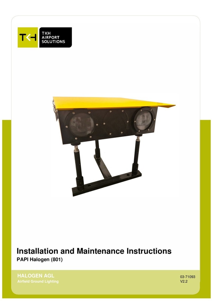 TKH PAPI 801 Installation and maintenance instructions