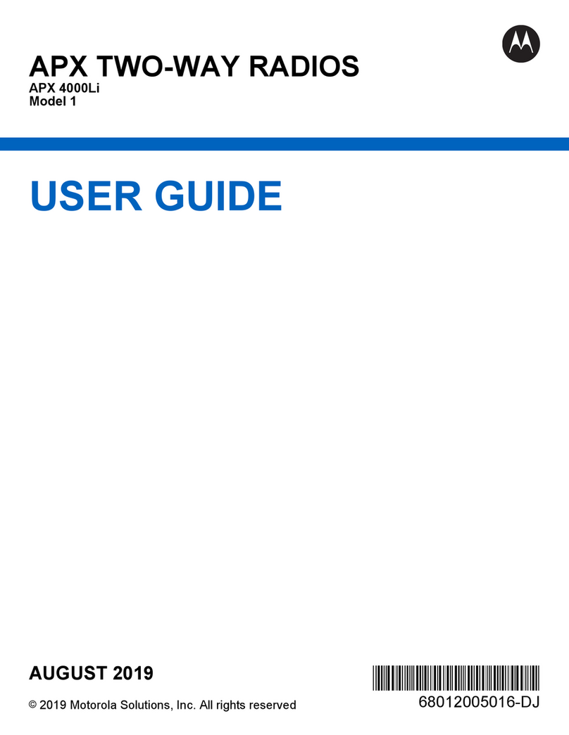 Motorola APX 4000Li 1 User manual