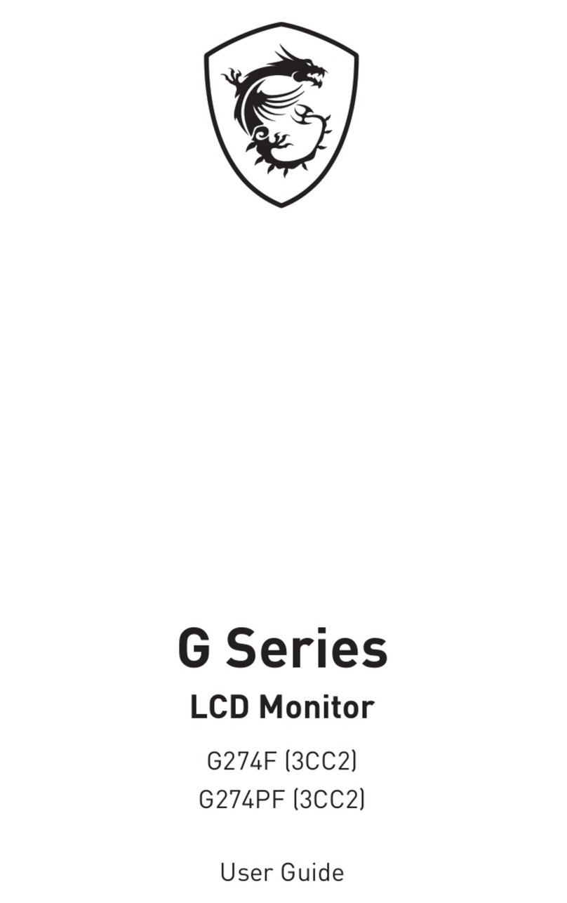 MSI G274PF User manual