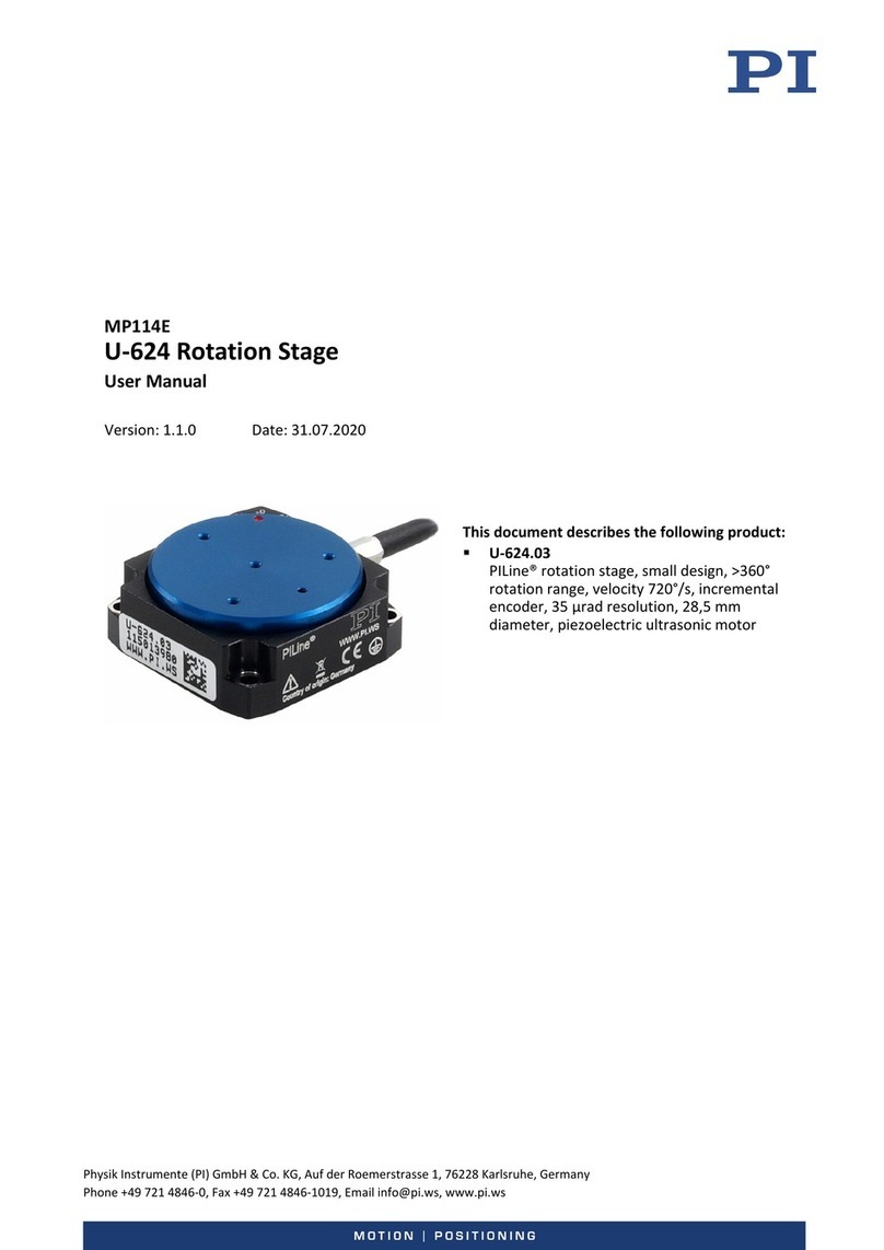 PI U-624 User manual