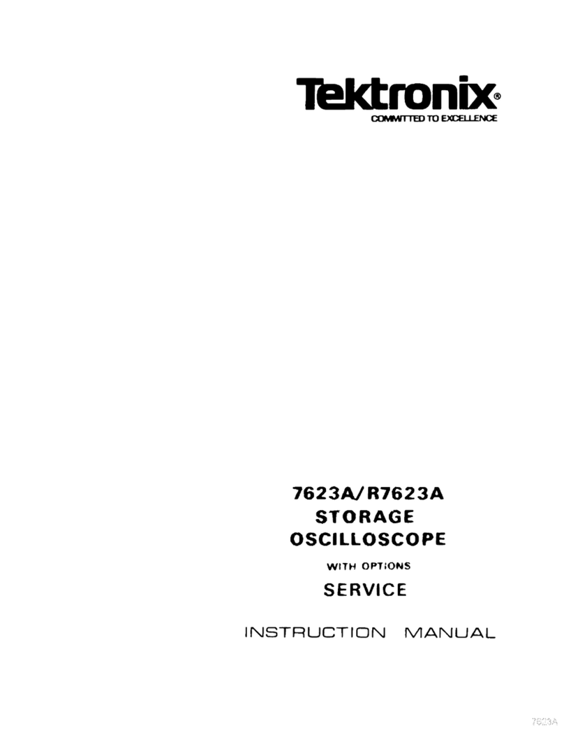 Tektronix 7623A User manual