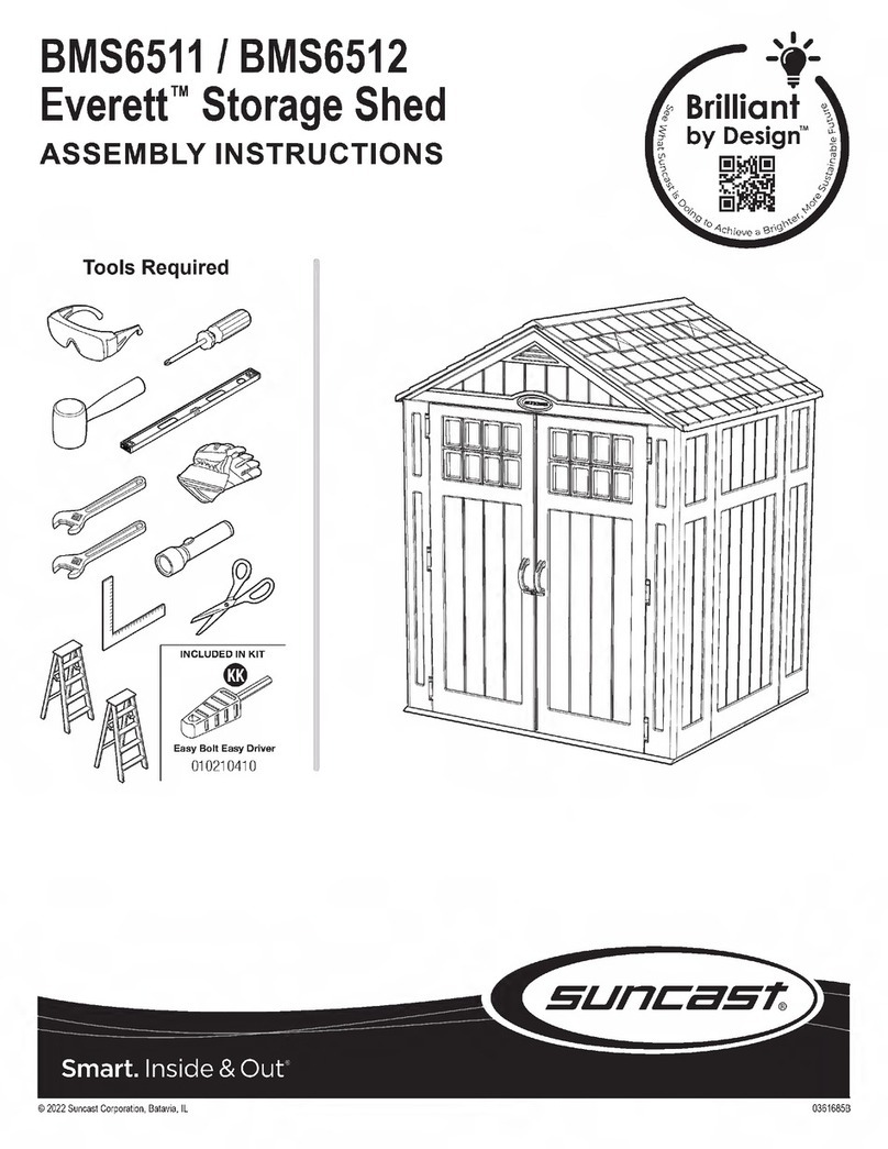 Suncast Brilliant Everett BMS6511 User manual