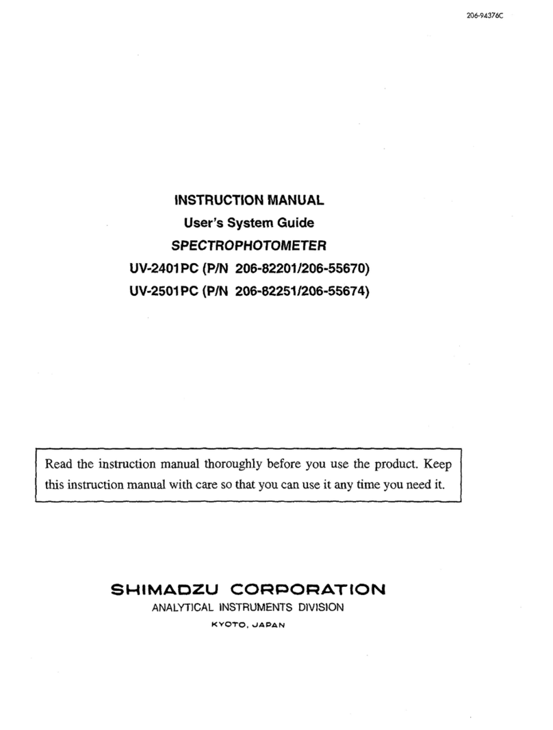 Shimadzu UV-2401 PC instruction manual