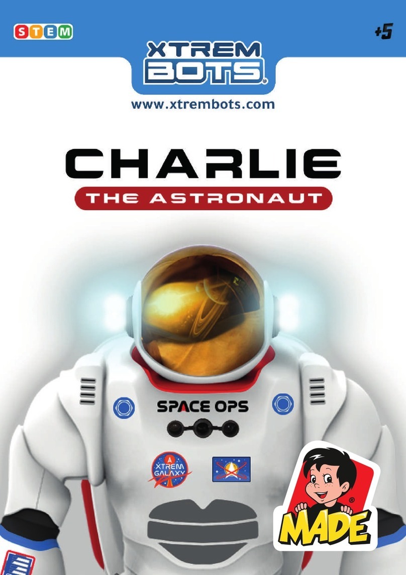Stem Xtrem Bots Charlie The Astronaut User manual
