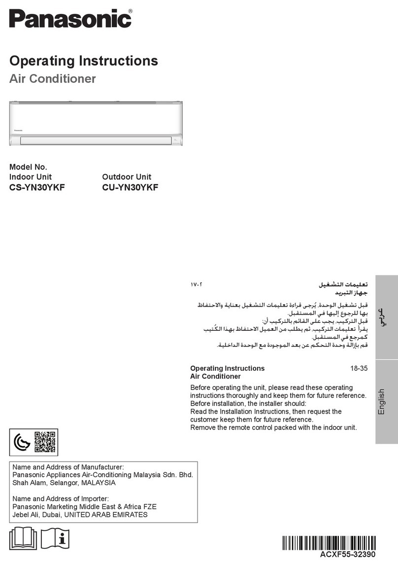 Panasonic CS-YN30YKF User manual Panasonic CS-YN30YKF User manual