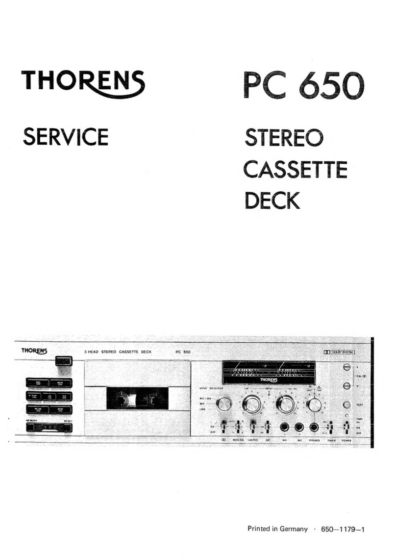 THORENS PC 650 manual