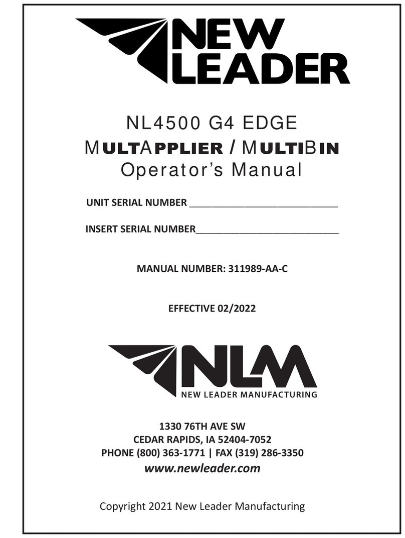 New Leader NL4500 G4 EDGE Operator's manual New Leader NL4500 G4 EDGE Operator's manual