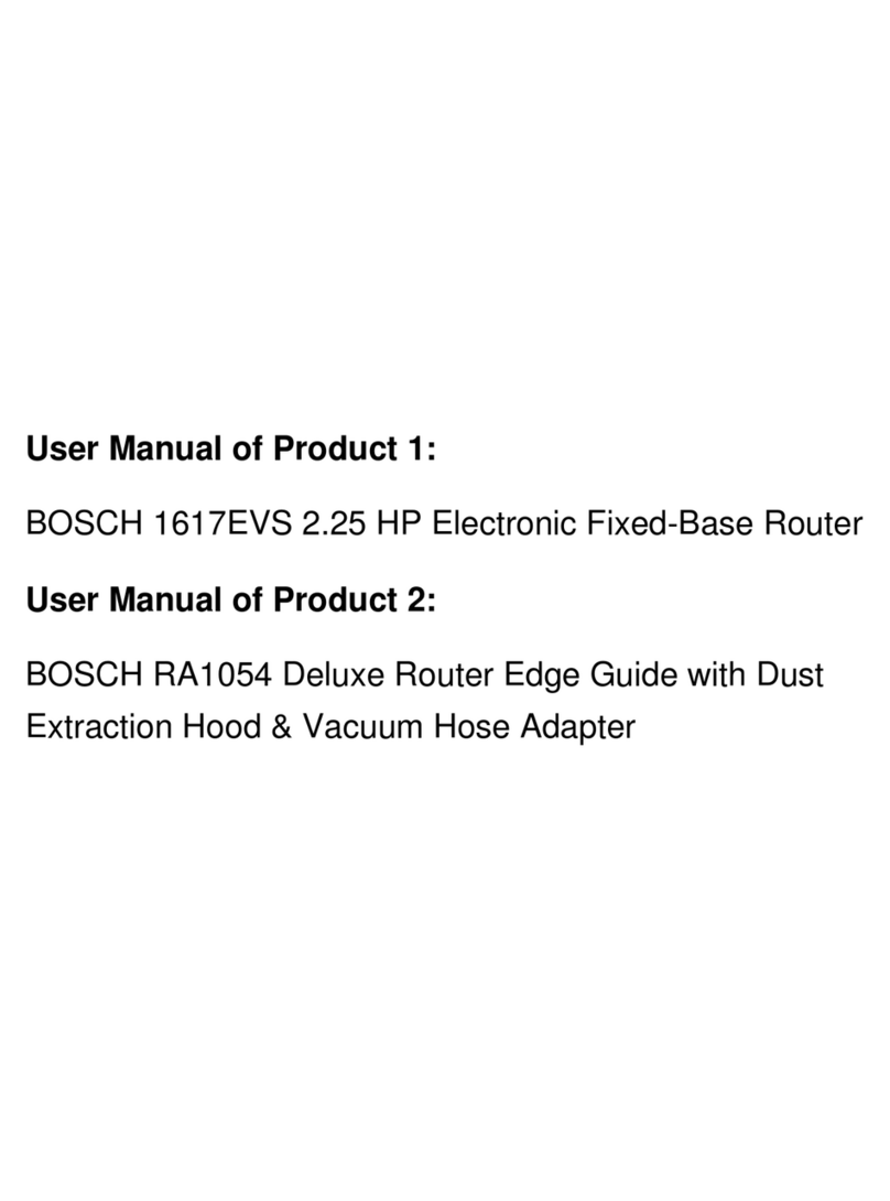 Bosch 1617EVS User manual