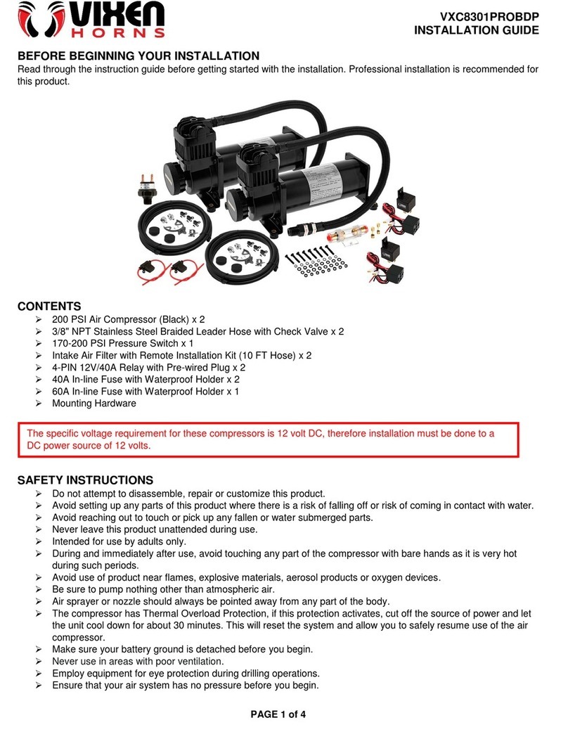 Vixen Horns VXC8301PROBDP User manual