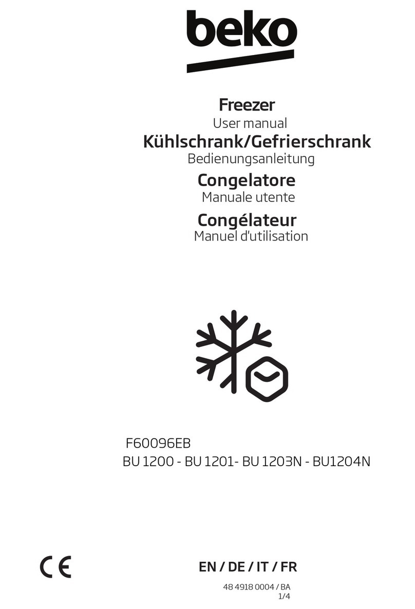 Beko F60096EB User manual