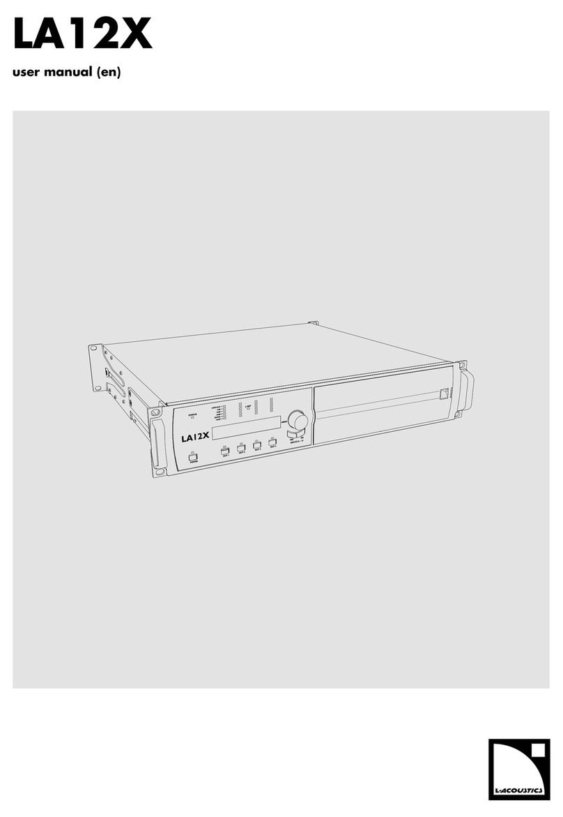 L-Acoustics LA12X user manual