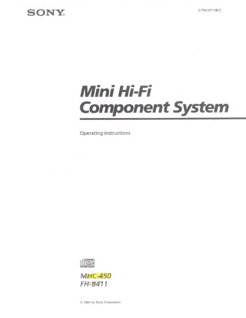 Sony MHC-450 operating instructions Sony MHC-450 operating instructions