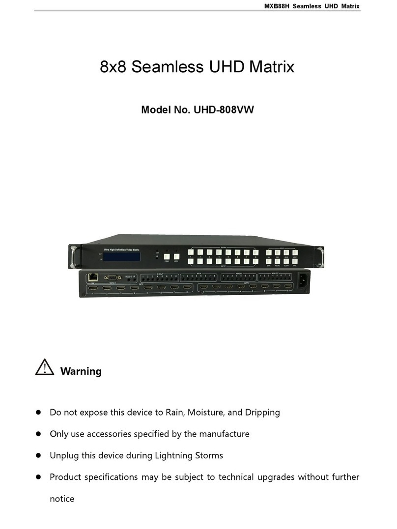 REI UHD-808VW manual