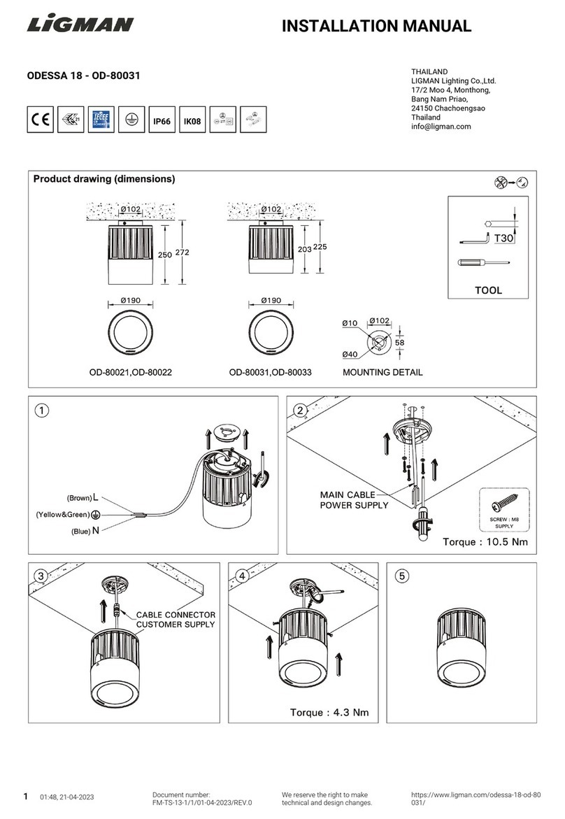 LIGMAN OD-80031 User manual