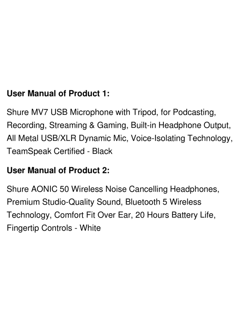 Shure MV7 User manual