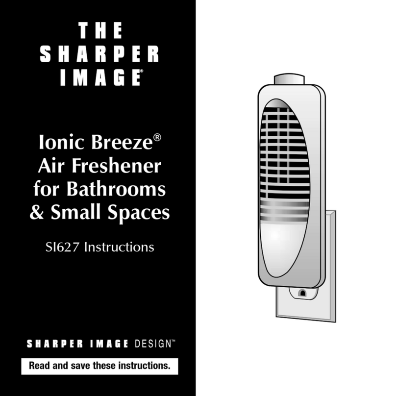 Sharper Image Ionic Breeze SI627 User manual